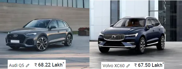 Audi Q5 vs Volvo XC60 