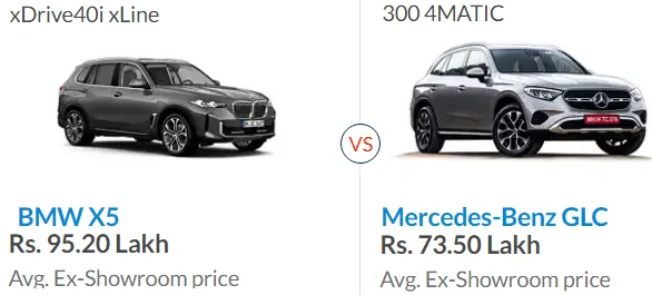 BMW X5 vs Mercedes-Benz GLC