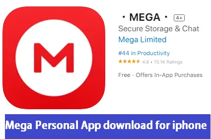 Mega Personal App download for iPhone